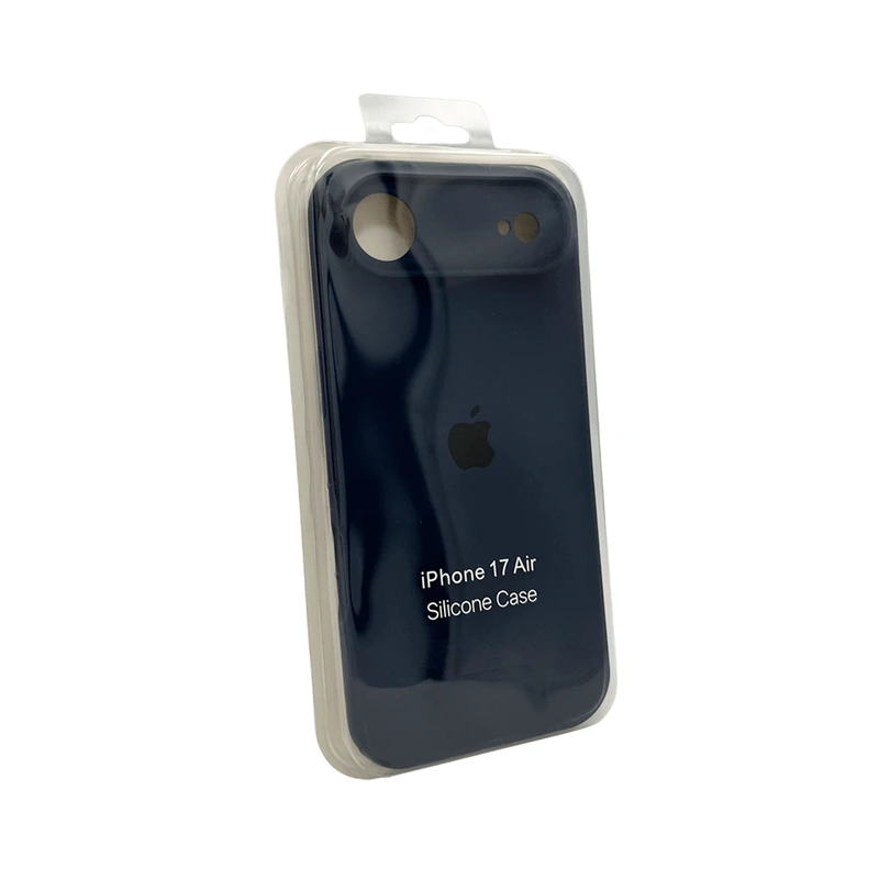 Чохол для смартфона Silicone Full Case AA Camera Protect for Apple iPhone 17 Air 55,Mid Black