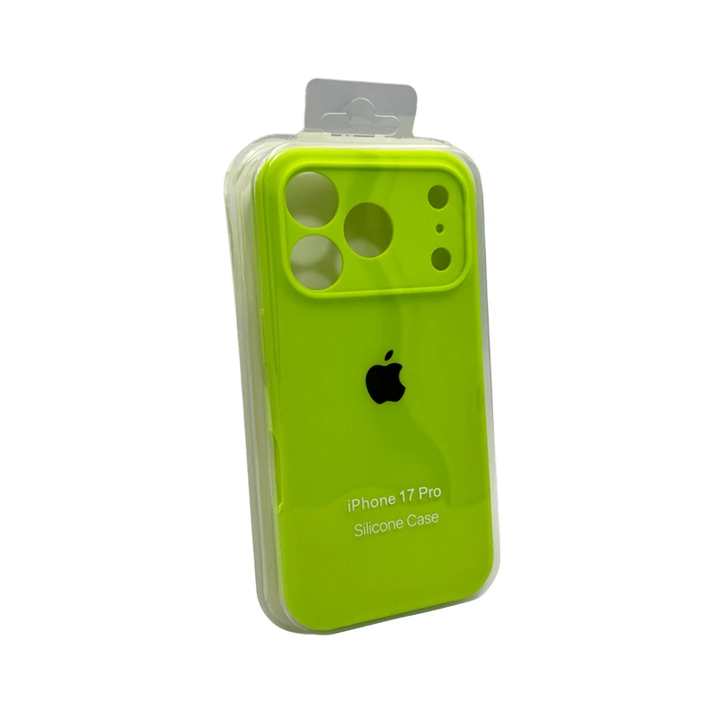 Чохол для смартфона Silicone Full Case AA Camera Protect for Apple iPhone 17 Pro 24,Shiny Green