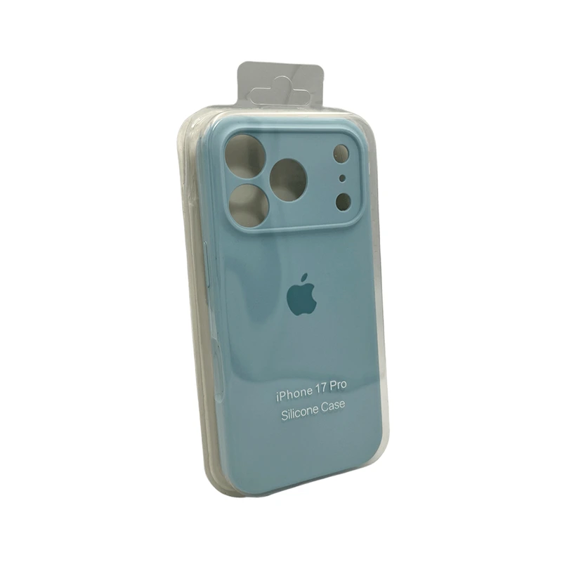 Чохол для смартфона Silicone Full Case AA Camera Protect for Apple iPhone 17 Pro 27,Mist Blue