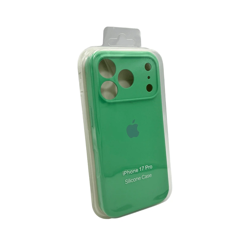 Чохол для смартфона Silicone Full Case AA Camera Protect for Apple iPhone 17 Pro 30,Spearmint