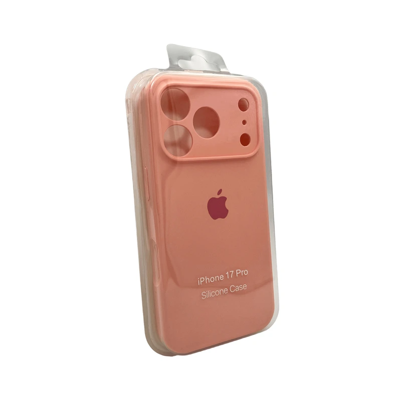 Чохол для смартфона Silicone Full Case AA Camera Protect for Apple iPhone 17 Pro 37,Grapefruit