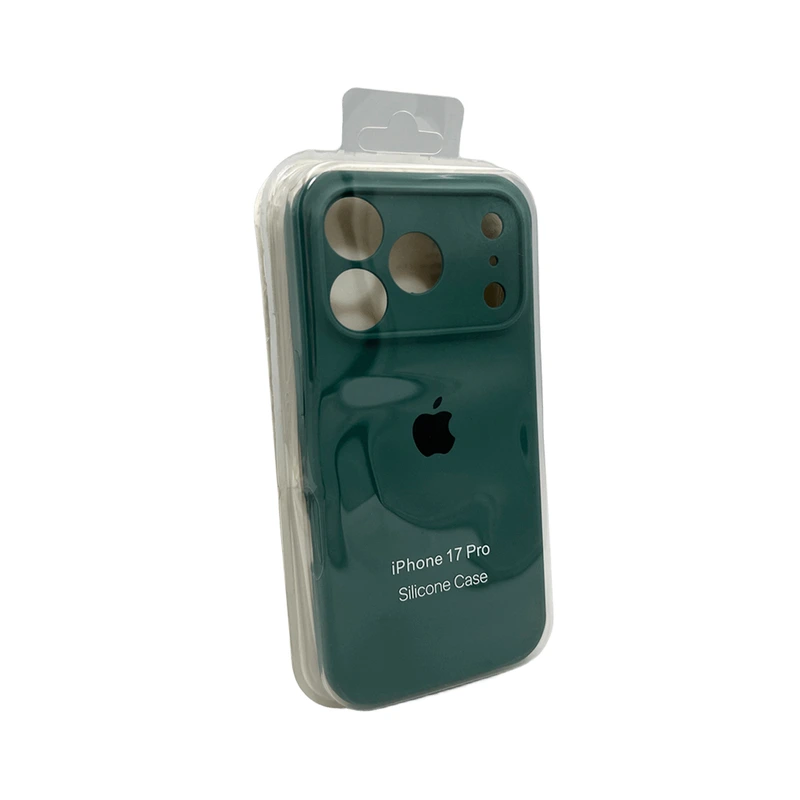 Чохол для смартфона Silicone Full Case AA Camera Protect for Apple iPhone 17 Pro 46,Pine Green