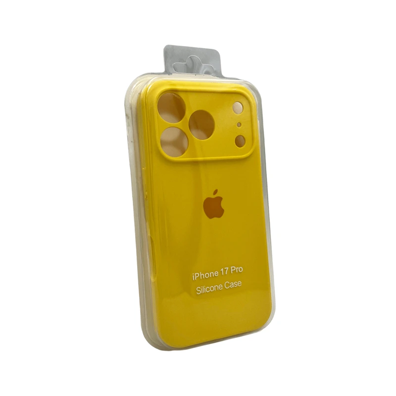 Чохол для смартфона Silicone Full Case AA Camera Protect for Apple iPhone 17 Pro 56,Sunny Yellow