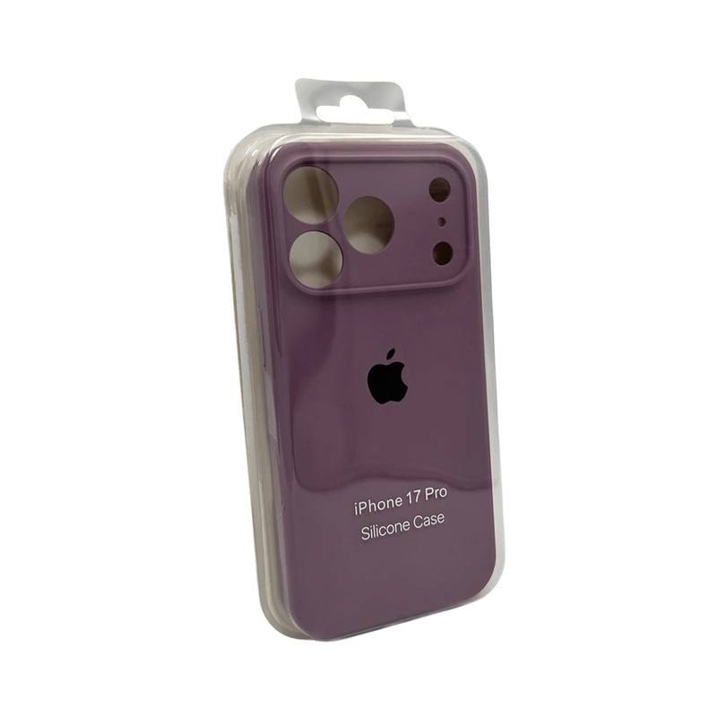 Чохол для смартфона Silicone Full Case AA Camera Protect for Apple iPhone 17 Pro 60,Taro Purple