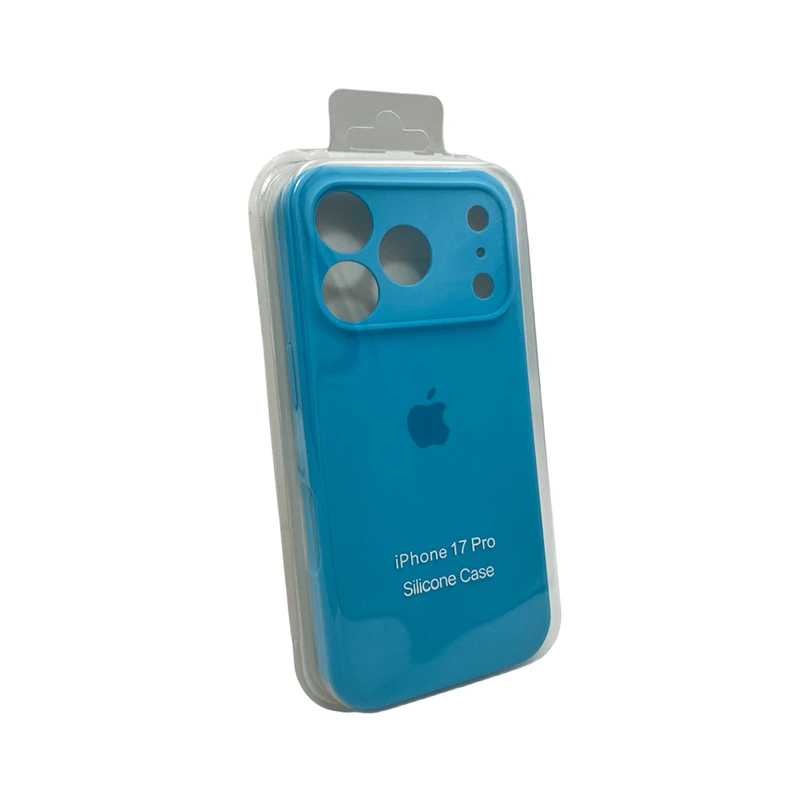 Чохол для смартфона Silicone Full Case AA Camera Protect for Apple iPhone 17 Pro Max 44,Light Blue