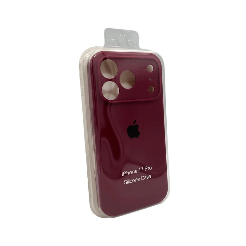 Чохол для смартфона Silicone Full Case AA Camera Protect for Apple iPhone 17 Pro Max 47,Plum