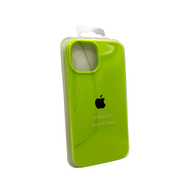 Чохол для смартфона Silicone Full Case AA Open Cam for Apple iPhone 15 24,Shiny Green