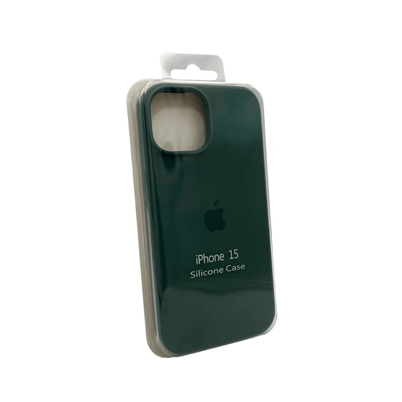 Чохол для смартфона Silicone Full Case AA Open Cam for Apple iPhone 15 46,Pine Green