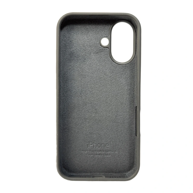 Чохол для смартфона Silicone Full Case AA Open Cam for Apple iPhone 16 12,Dark Grey