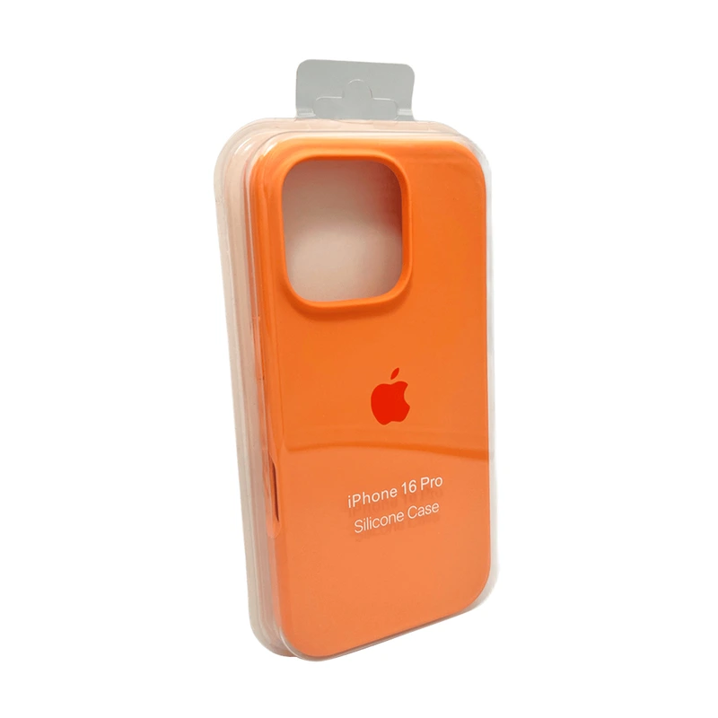 Чохол для смартфона Silicone Full Case AA Open Cam for Apple iPhone 16 Pro 34,Papaya
