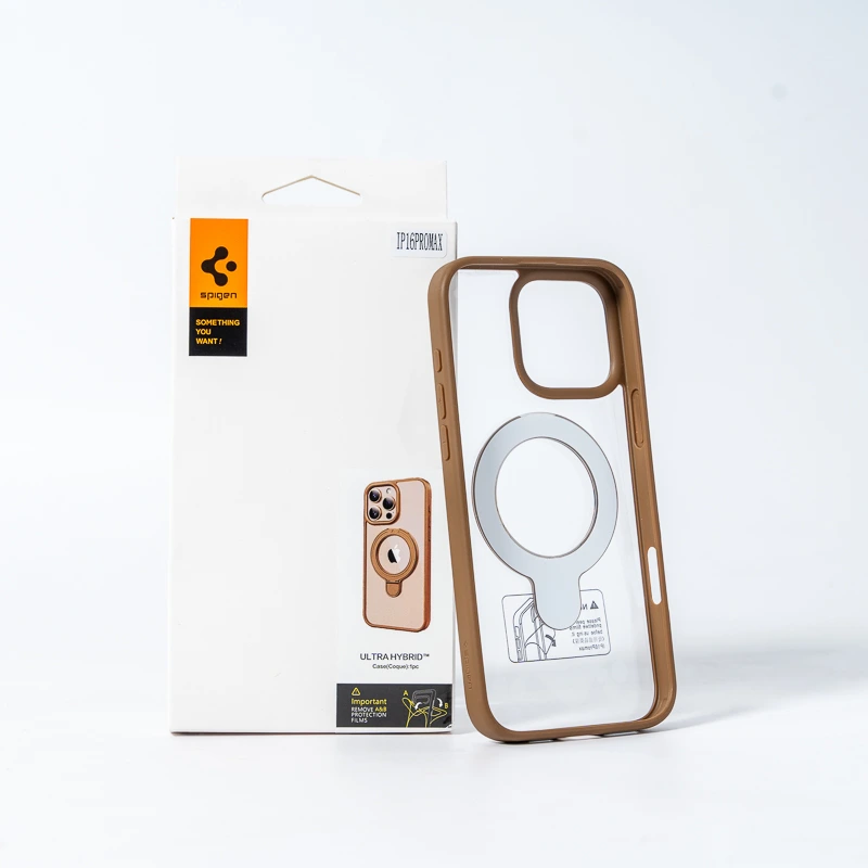 Чохол для смартфона Spigen AAA Magnetic Ring for Apple iPhone 16 Brown