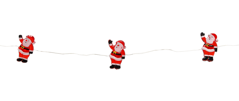 Гірлянда-струна "Санта", "Chomik", 2,2 м, 20 LED теплий білий