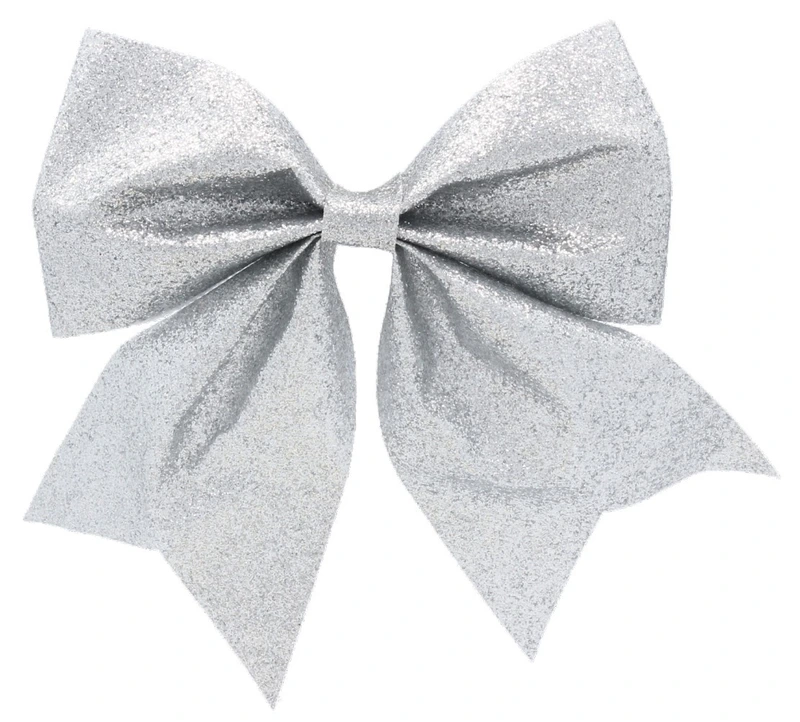 Банти декоративні Chomik текстиль, 3 шт, срібні