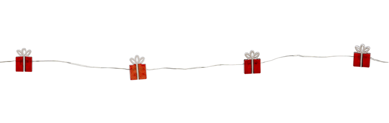 Гірлянда-струна "Подарунок" Chomik, 2,2 м, 20 LED теплий білий