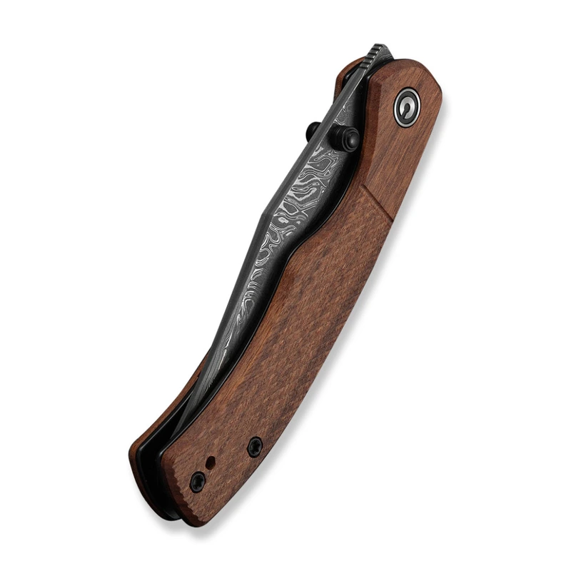 Ніж складаний кишеньковий Civivi Clingman (7.6 см) Damascus / Guibourtia Wood дерево — фото 6