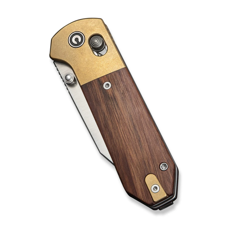 Ніж складаний кишеньковий Civivi Yonder Clip Point (7.3 см) 14C28N / Wood and Brass натуральний — фото 4