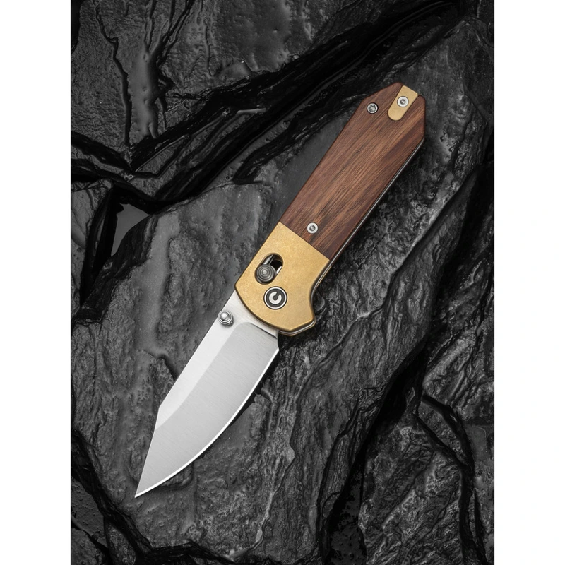 Ніж складаний кишеньковий Civivi Yonder Clip Point (7.3 см) 14C28N / Wood and Brass натуральний — фото 9