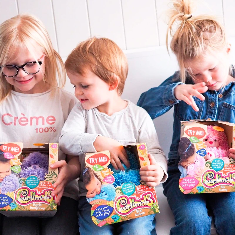 Інтерактивна іграшка CURLIMALS – БОРСУК БЛУ