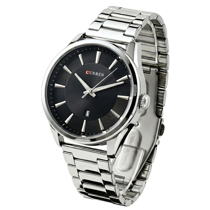 Чоловічий годинник Curren Panama Silver Metal