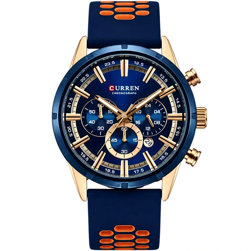 Чоловічий годинник Curren Wild Lava Blue