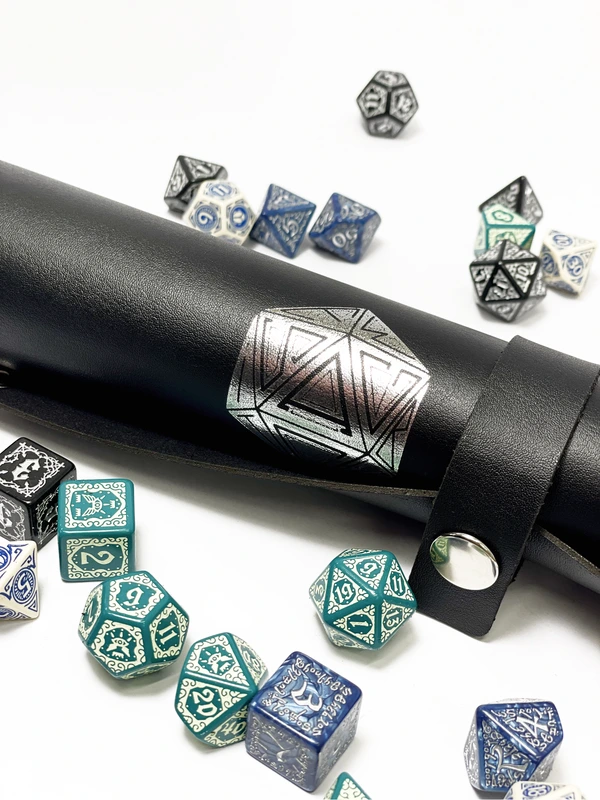 Лоток для кубиків D20 чорний Dice Tray