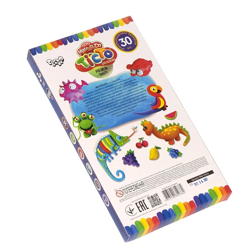 Набір креативної творчості "Тісто для ліплення MASTER DO" TMD-19-01U укр