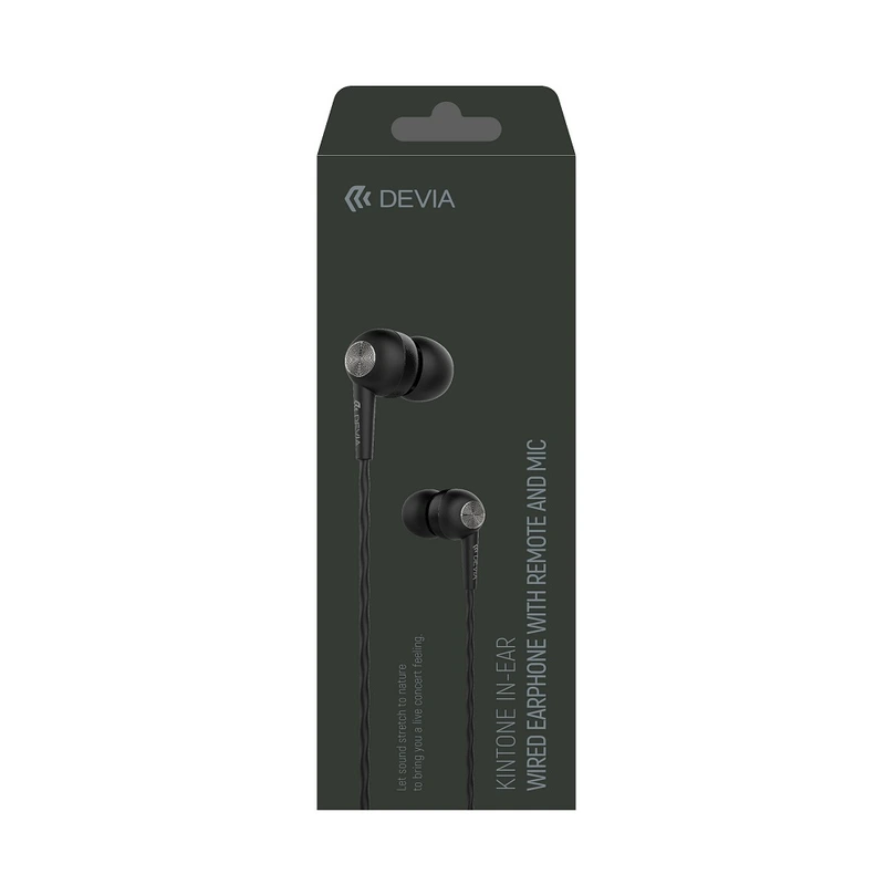 Навушники з мікрофоном Devia Kintone Headset- чорний