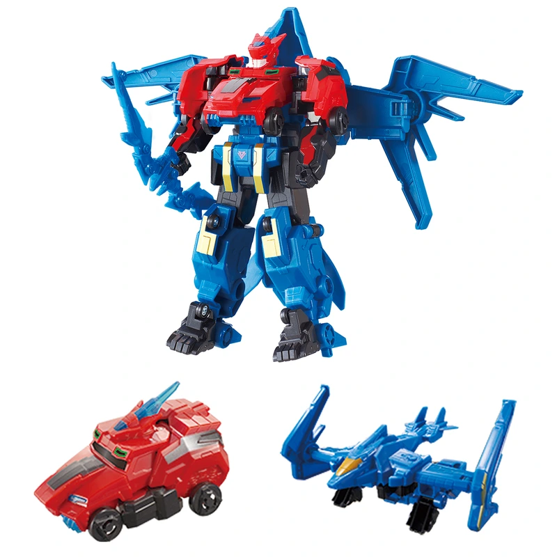 Ігровий набір з роботом-трансформером DINOSTER - РАПТОР БОЛТ ВІНГ (2 машини)
