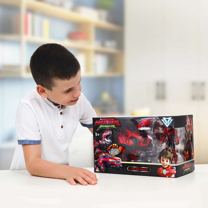 Ігровий набір з фігуркою DINOSTER – ЛУЧІО (фігурка, динозавр-трансформер)