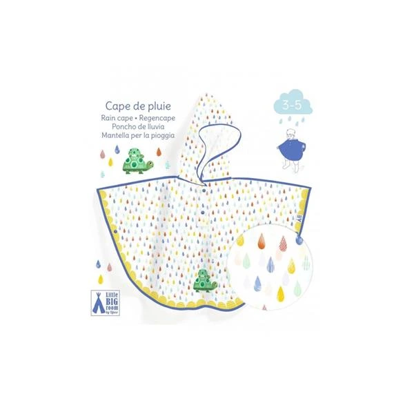 Дитячий дощовик Djeco Черепашки S (DD04673)