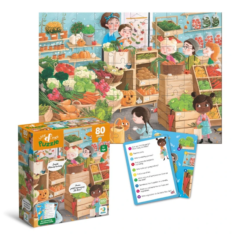 Дитячий пазл Шукай та знаходь "Дарунки осені" 300666, 80 елементів