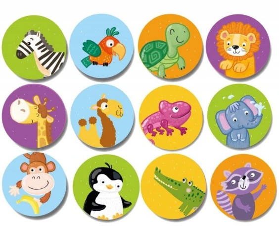 Дитяча настільна гра Мемо "Дикі тварини" DoDo 300157 від 3-х років