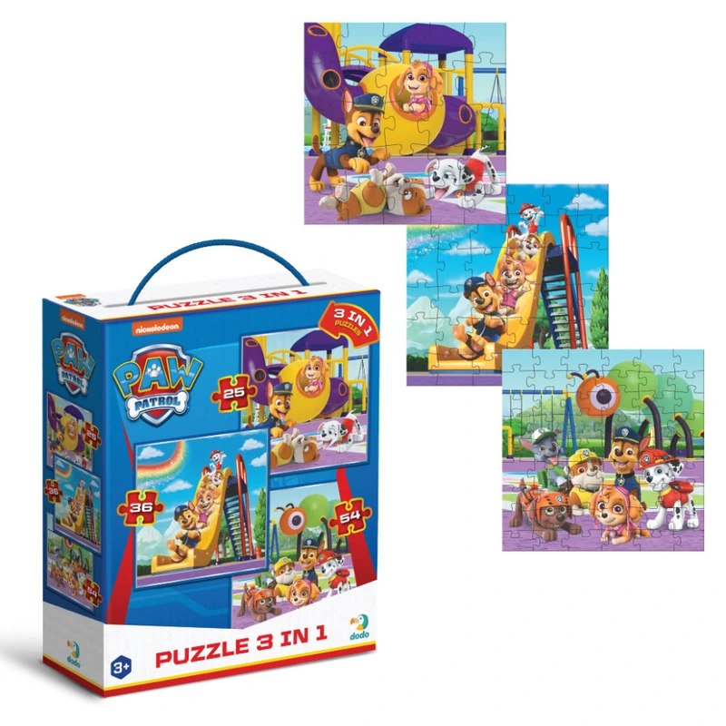 Дитячий пазл Ігровий майданчик Paw Patrol 200578, 3 в 1