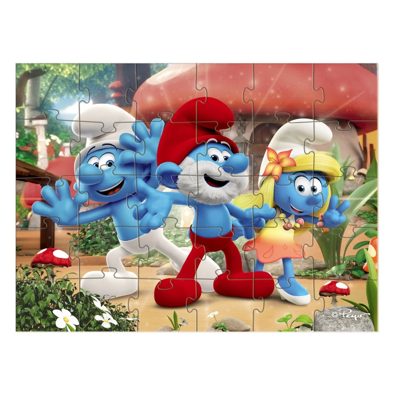 Дитячий пазл "The Smurfs: Привіт усім!" 200662, 30 елементів