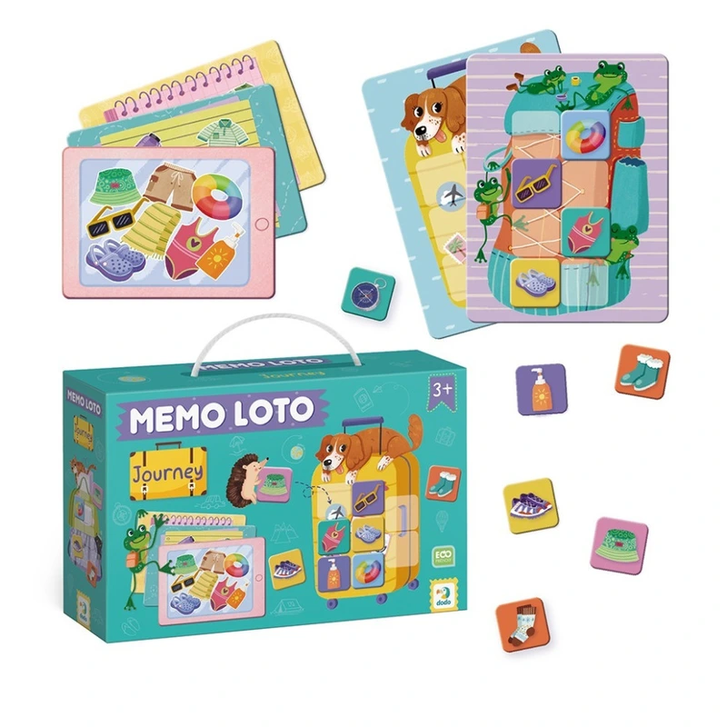 Настільна гра-лото "Збираємось у подорож" 301227, 32 фішки