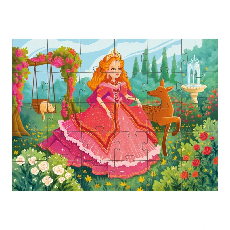 Пазл дитячий "Принцеса в чарівному саду" 300711, 30 елементів