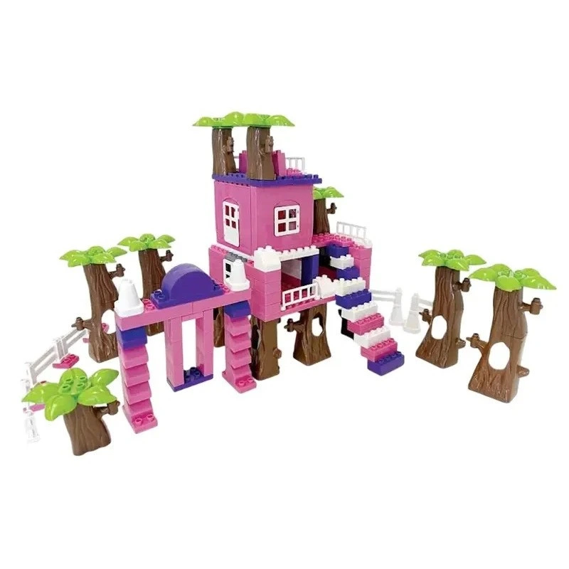Конструктор "Дім принцеси" 013888/03 в пластиковому боксі, 151 деталь