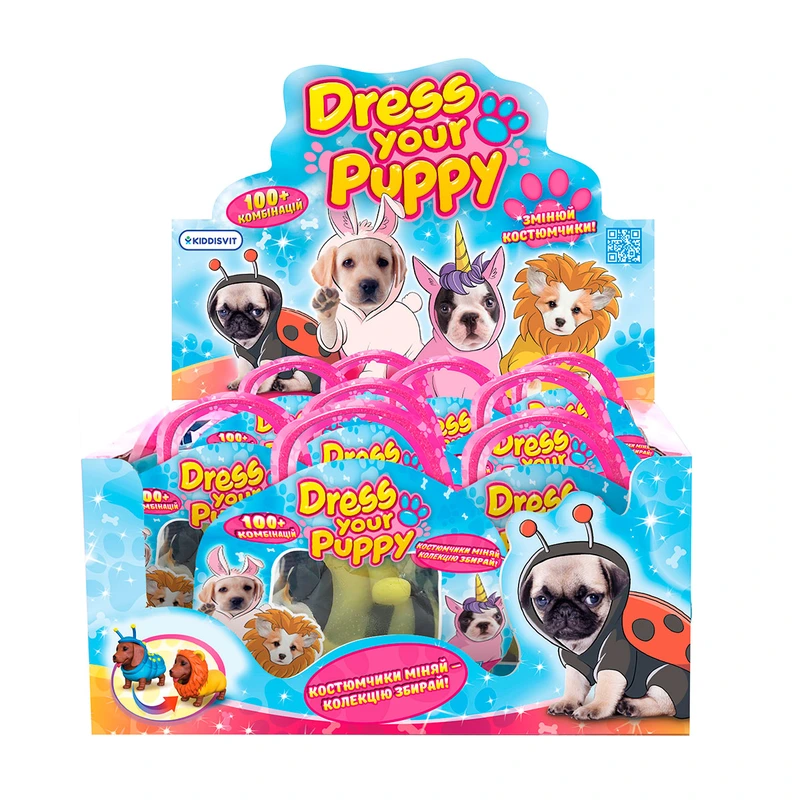 Стретч-іграшка у вигляді тварини DRESS YOUR PUPPY S1 - ЦУЦЕНЯТКО В КОСТЮМЧИКУ (в асорт., в дисплеї) — фото 6