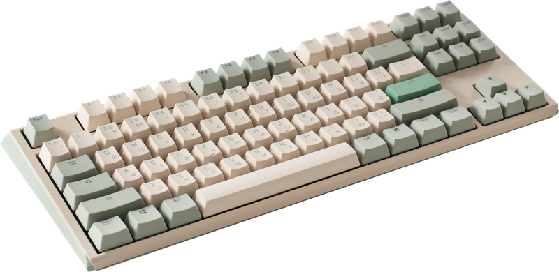 Механічна клавіатура Ducky One 3 TKL Cherry MX Red Matcha Cream UA