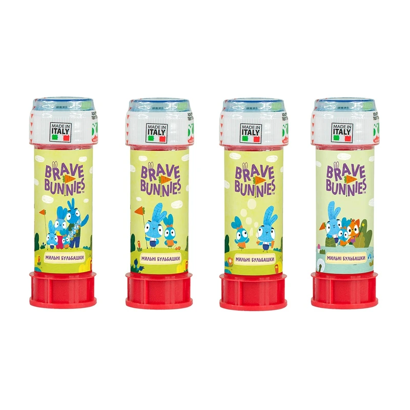 Мильні бульбашки – BRAVE BUNNIES (60 ml)