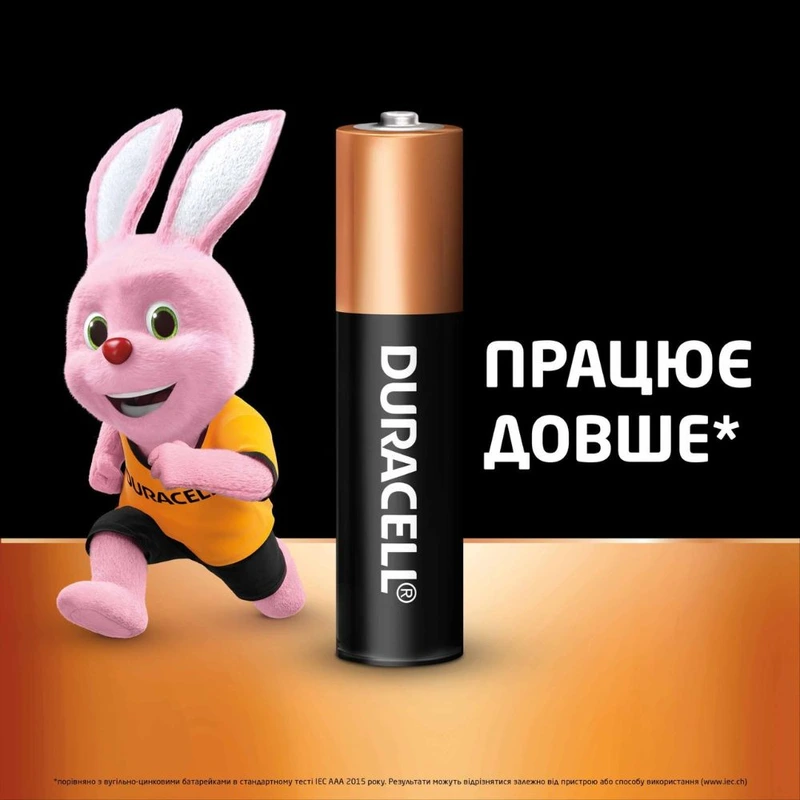 Батарейка Duracell Basic LR3/AAA (4шт)