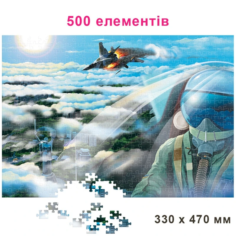 Дитячі пазли "Привид Києва" Енергія Плюс 84788 500 елементів