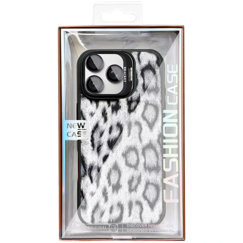 Чохол TPU+PC Wild Leopard with MagSafe and Lens для Apple iPhone 15 Pro (6.1") Orange