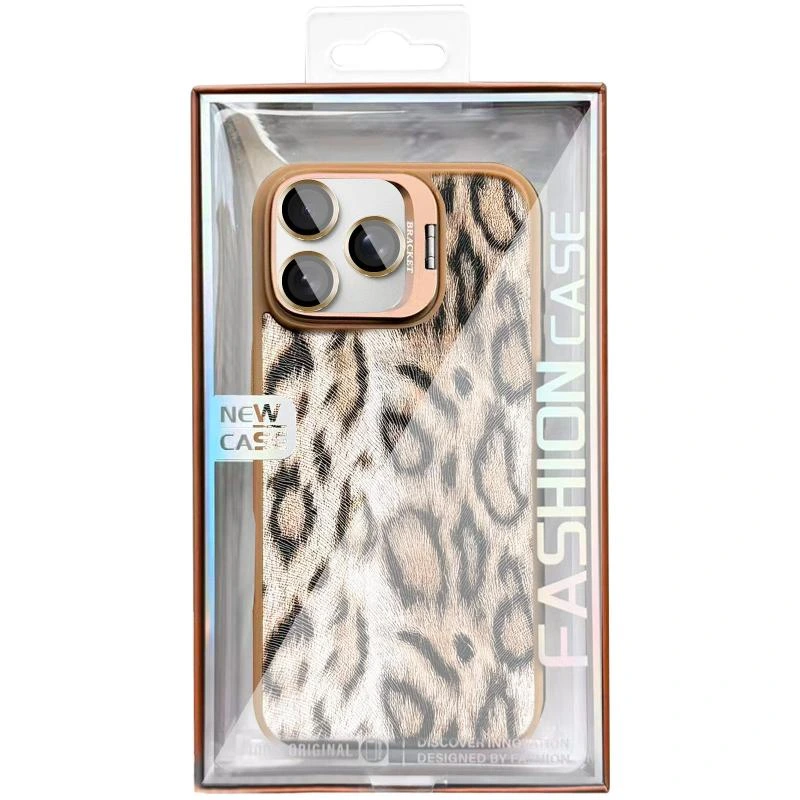 Чохол TPU+PC Wild Leopard with MagSafe and Lens для Apple iPhone 16 Pro Max (6.9") Orange