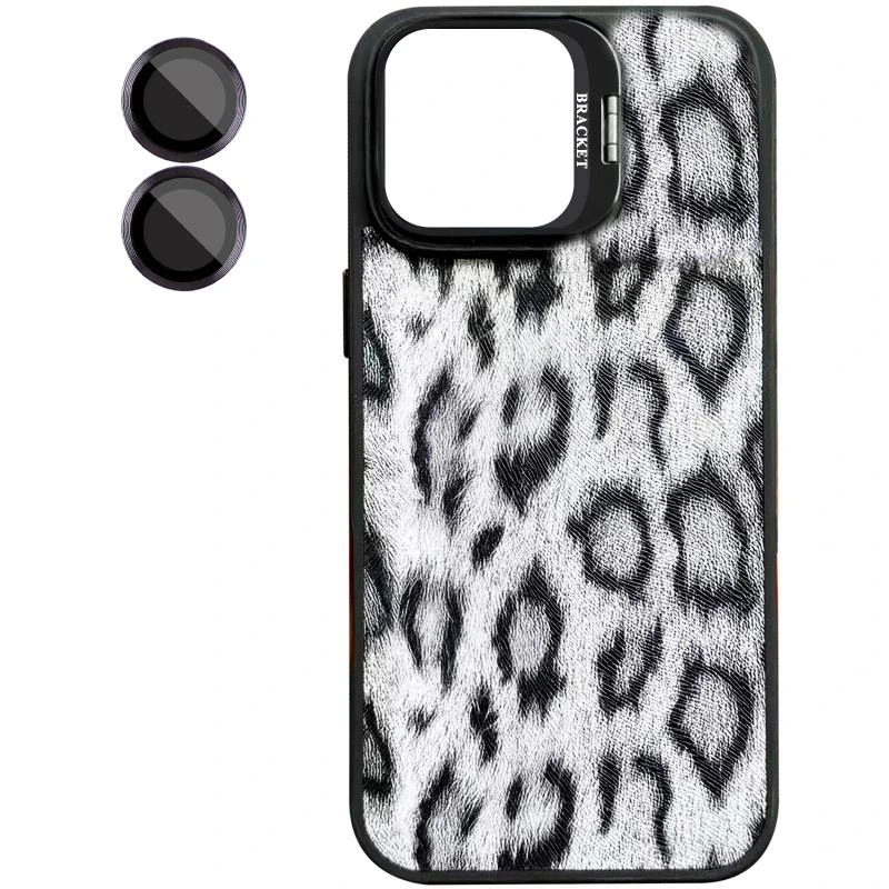 Чохол TPU+PC Wild Leopard with MagSafe and Lens для Apple iPhone 17 (6.3") Orange