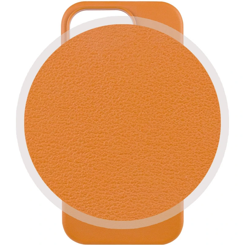 Шкіряний чохол Leather Case (AAA) with MagSafe and Animation для Apple iPhone 14 Pro (6.1") Umber