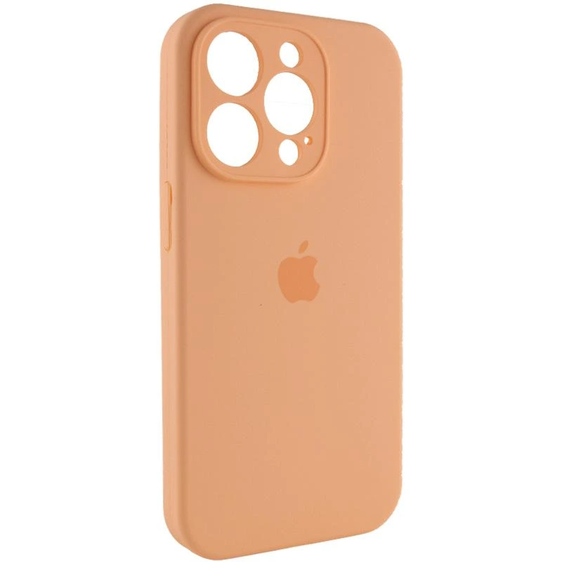 Чохол Silicone Case Full Camera Protective (AA) для Apple iPhone 14 Pro (6.1") Бежевий / Antique White