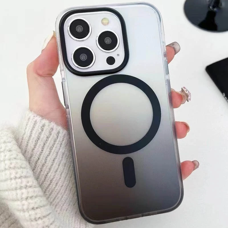 Чохол TPU+PC Phantom with MagSafe для Apple iPhone 14 Pro (6.1") Grey