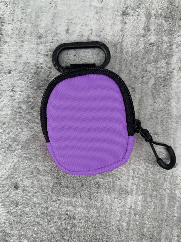 Органайзер - чохол для навушників (ключниця) на карабіні, Фіолетовий