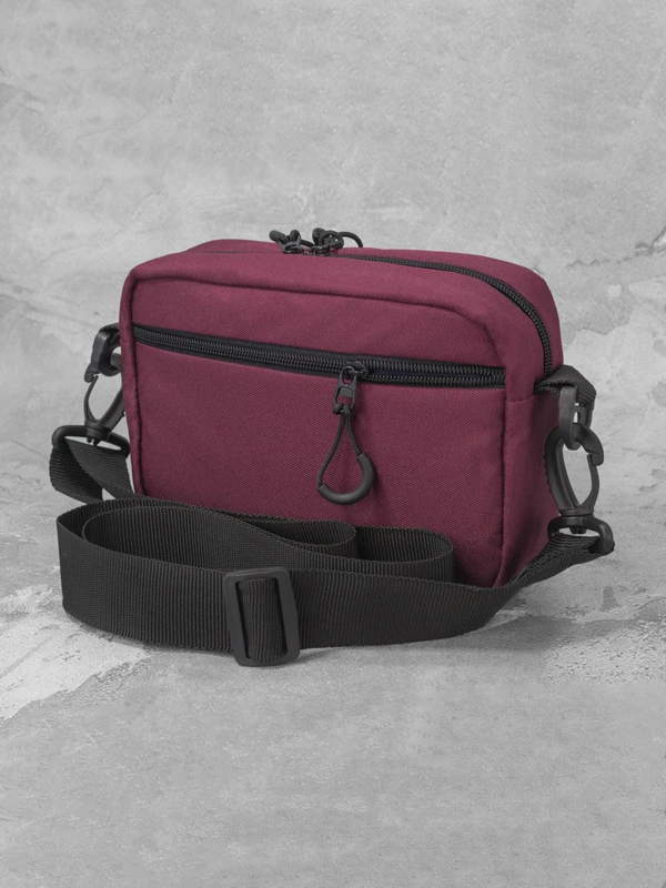 Сумка через плече для чоловіків та жінок FAMK CBR3 , Бордовий